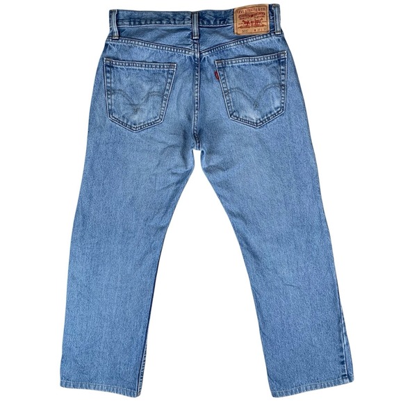 Levi's Other - Vintage Levi's 505 Jeans Mens 31x30 (31x27.5 Actual) Blue Straight Fit